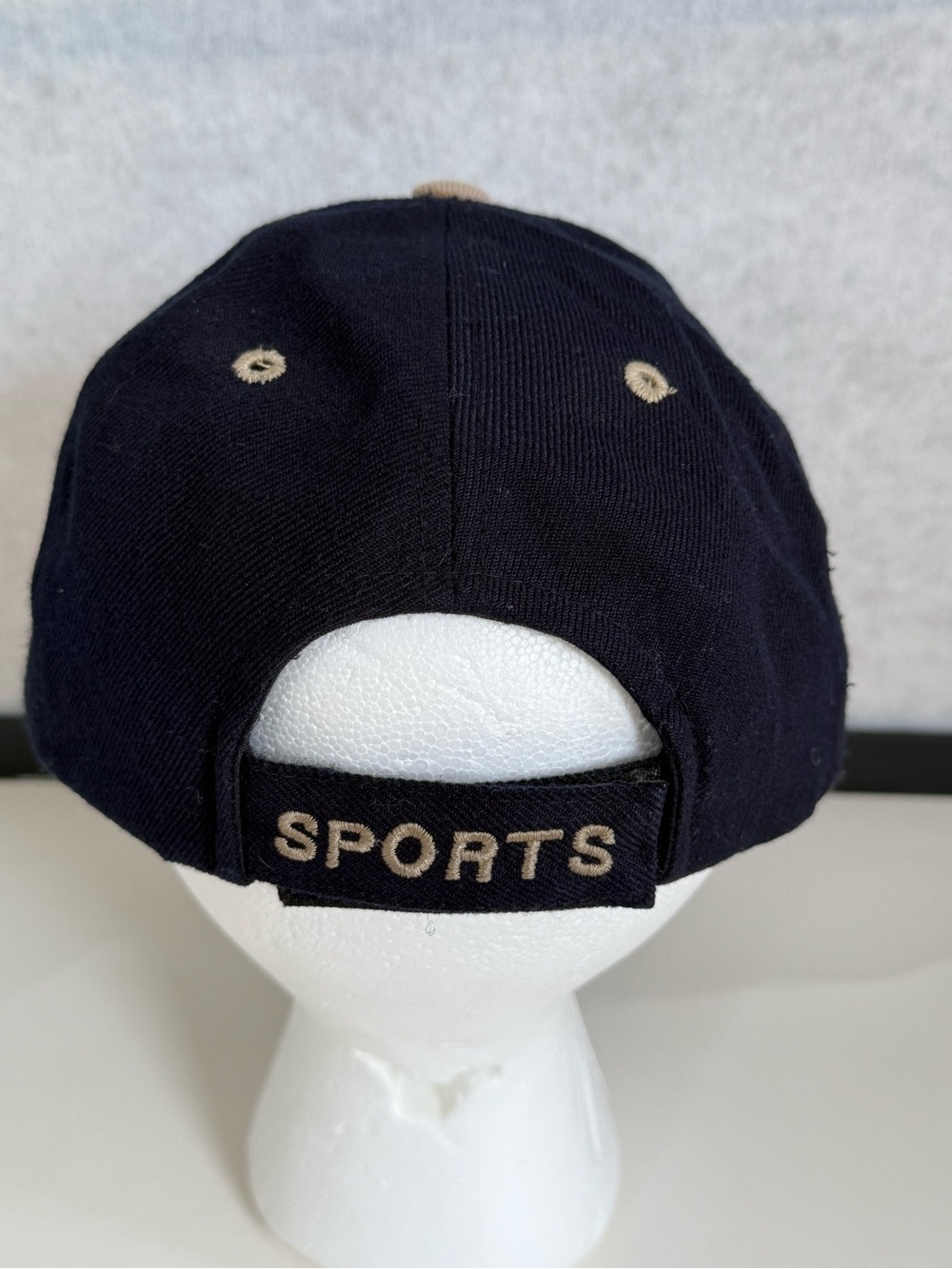 Vintage New York Yankees Hat Cap Adjustable Velcro T.R.X Sports Korea Wool Blend - Picture 3 of 9